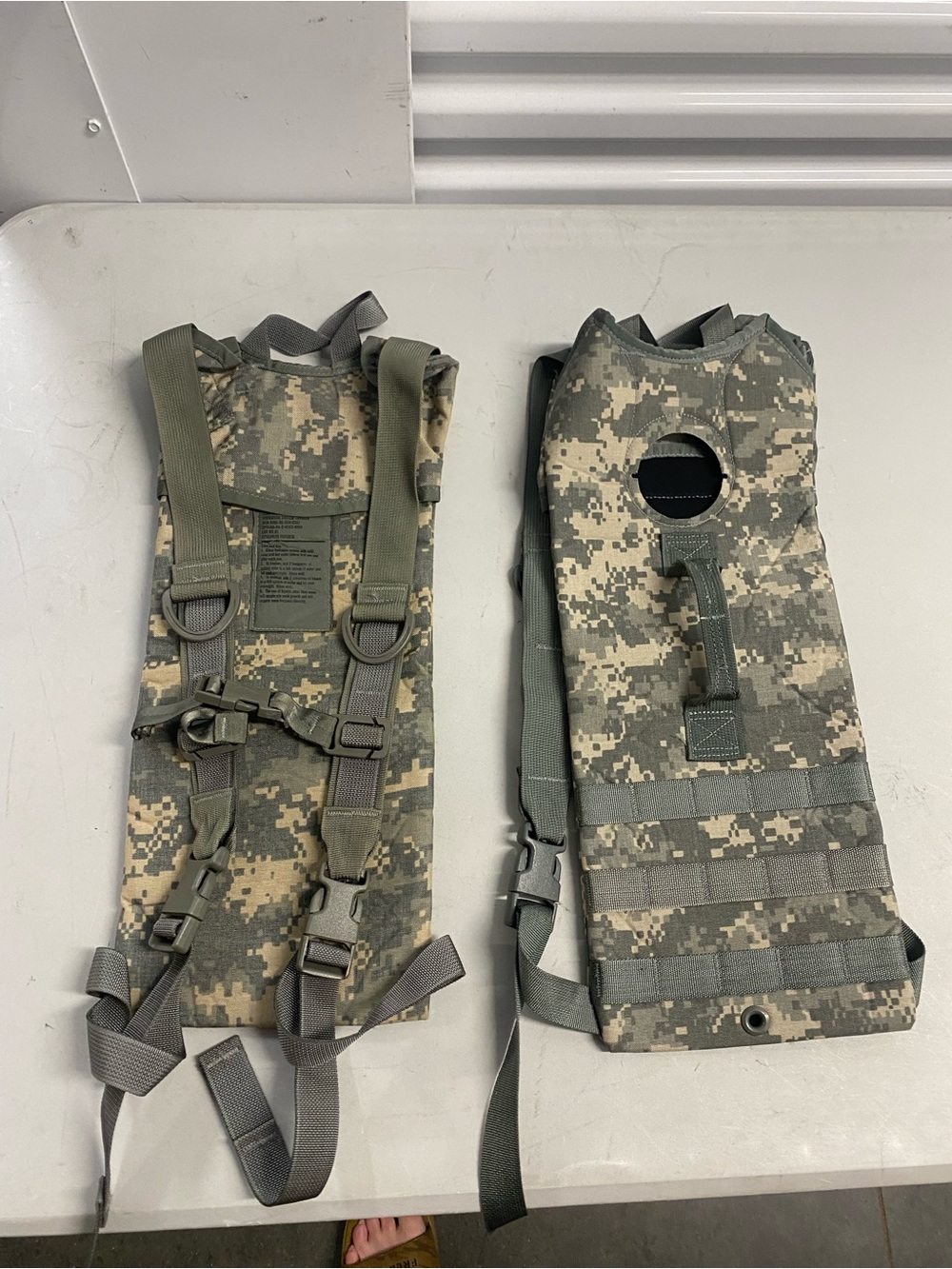 Lot Of 2 USGI Molle 2 UCP Hydrarion Carriers ACU NO BLADDERS